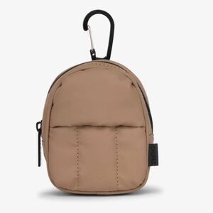 CALPAK - Luka Backpack Key Pouch in Chocolate.
